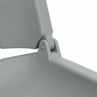 2-delige Bootstoelen set inklapbaar 48x51x41 cm grijs 12