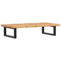 Badkamer wandschap staal en massief eikenhout 2