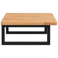 Badkamer wandschap staal en massief eikenhout 5