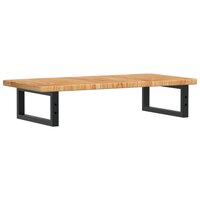 Badkamer wandschap staal en massief eikenhout 6