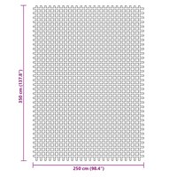 Tenttapijt 3,5x2,5 m blauw 7