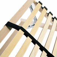 Lattenbodem Bruin 70 x 190 cm Massief beukenhout 4
