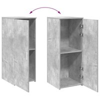 Opbergkast 40x45x103,5 cm bewerkt hout betongrijs 8