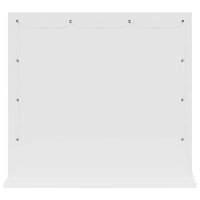 Make-up spiegel Wit 60 x 55 x 18 cm Glas en Hout met Kunststof 6