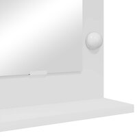 Make-up spiegel Wit 60 x 55 x 18 cm Glas en Hout met Kunststof 7