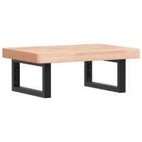 Badkamer wandschap staal en massief beukenhout 2