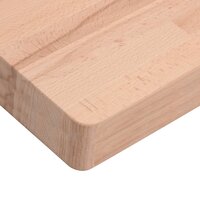 Badkamer wandschap staal en massief beukenhout 10