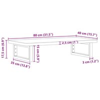 Badkamer wandschap staal en massief beukenhout 11