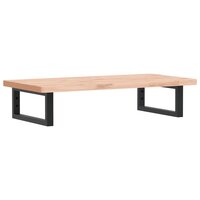 Badkamer wandschap staal en massief beukenhout 2