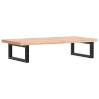 Badkamer wandschap staal en massief beukenhout 6