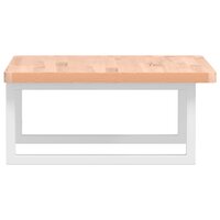 Badkamer wandschap staal en massief beukenhout 5