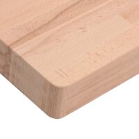 Badkamer wandschap staal en massief beukenhout 10