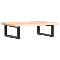 Badkamer wandschap staal en massief eikenhout 2