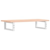 Badkamer wandschap staal en massief eikenhout  6