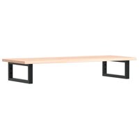 Badkamer wandschap staal en massief eikenhout 2
