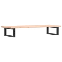Badkamer wandschap staal en massief eikenhout 6