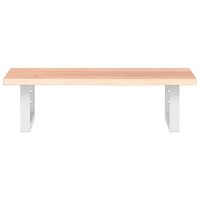 Badkamer wandschap staal en massief eikenhout 4