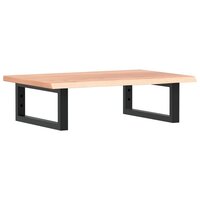 Badkamer wandschap staal en massief eikenhout 2