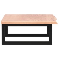 Badkamer wandschap staal en massief eikenhout 5