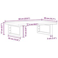 Badkamer wandschap staal en massief eikenhout 11