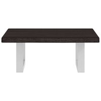 Badkamer wandschap staal en massief eikenhout 4