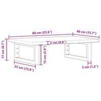 Badkamer wandschap staal en massief eikenhout 11