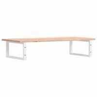 Badkamer wandschap staal en massief eikenhout 6