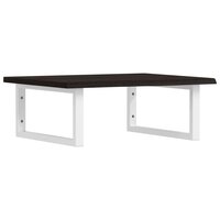 Badkamer wandschap staal en massief eikenhout 2