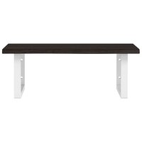 Badkamer wandschap staal en massief eikenhout 4