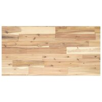 Badkamer wandschap staal en massief acaciahout 8