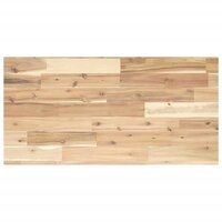 Badkamer wandschap staal en massief acaciahout 8