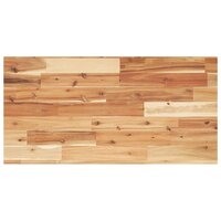 Badkamer wandschap staal en massief acaciahout 8