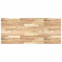 Badkamer wandschap staal en massief acaciahout 8