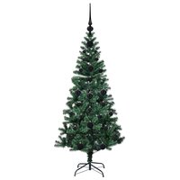 Kunstkerstboom Groen 120 cm PVC en Metaal 4