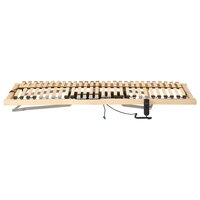 Lattenbodem Bruin 70 x 190 cm Massief beukenhout 3