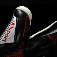 Keeperhandschoenen Uhlsport Powerline Soft Flex Zwart Volwassenen - Maat: 5 6