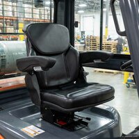 Tractorstoel met ophangingsysteem Zwart 60 x 58 x 72 cm 3