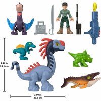 Playset Imaginext Jurassic World Multicolour 10 Onderdelen 4