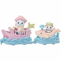Playset Sylvanian Families Amusement Park Ride - Ride the Waves Multicolour 4