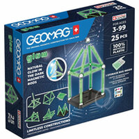 Playset Geomag Glow Recycled 25 Onderdelen 3