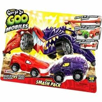 Set auto&amp;apos;s Moose Toys GOO MOBILES - BLAZAGON VS TREADS SHREDZ Rood 5