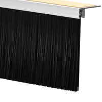 Zelfklevende Deurborstels 2 pcs Wit 100 cm Aluminium Legering 7