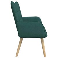 Twee Persoons Sofa Donkergroen 115 x 61 x 87 cm Stof 5