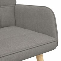Twee Persoons Sofa Taupe 115 x 61 x 87 cm Stof 7