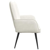 Twee Persoons Sofa Cr&egrave;me 115 x 61 x 87 cm Fluweel 5