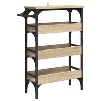 Keukentrolley Sonoma Eiken 53 x 20 x 76 cm Bewerkt hout 5