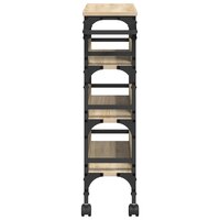 Keukentrolley Sonoma Eiken 53 x 20 x 76 cm Bewerkt hout 7