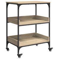 Keukentrolley Sonoma Eiken 60 x 41 x 80,5 cm Bewerkt hout 2