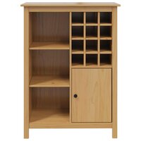 Wijnkast HILL Honingbruin 79.5 x 40 x 107.5 cm 5