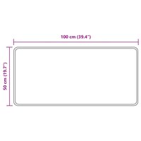 Vloerkleedloper MARSA Zwart 50 x 100 cm Polyester en PVC 7